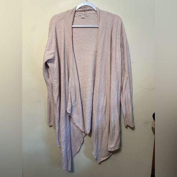Barefoot‎ Dreams Cozy Chic Hi Lo Open Front Cardigan Size 3x Waterfall Bamboo - Picture 1 of 4